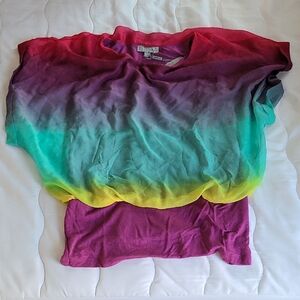 Joseph A. Purple Ombre Blouse